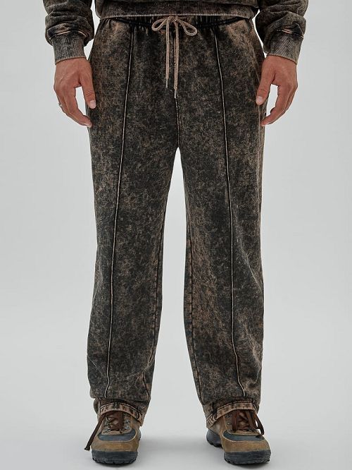 Guess Originals Acid Wash Joggers Zwart | GUESS-SN31533