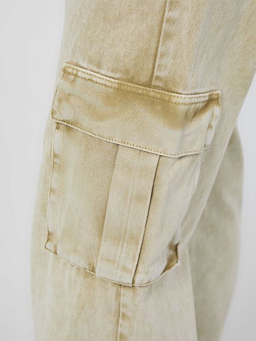 Guess Originals Aged Cargo Pants Beige | GUESS-SN26527