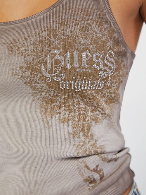 Guess Originals Airbrush Tank Top Bruin | GUESS-SN27143