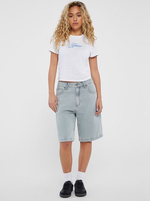 Guess Originals Airbrush Tee Wit | GUESS-SN27094