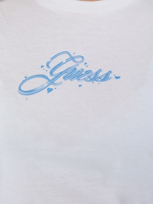 Guess Originals Airbrush Tee Wit | GUESS-SN27094