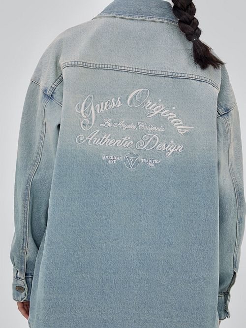 Guess Originals Authentic Denim Shirt Blauw | GUESS-SN27234