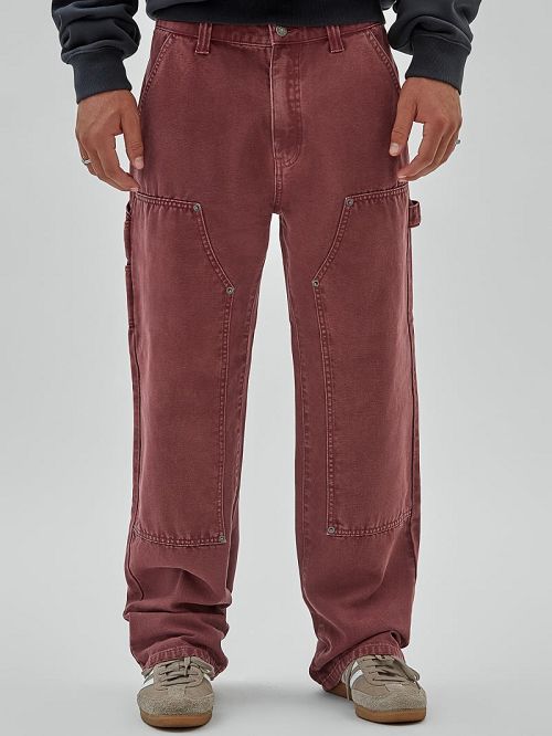 Guess Originals Canvas Carpenter Pant Rood | GUESS-SN31409