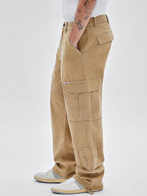 Guess Originals Cargo Pants Beige | GUESS-SN31377