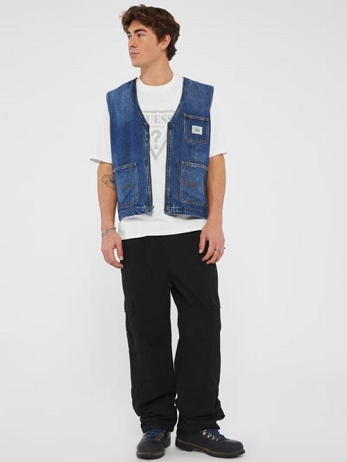 Guess Originals Cargo Pants Zwart | GUESS-SN31425