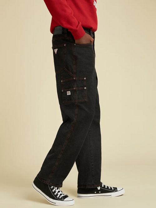 Guess Originals Carpenter Jeans Zwart | GUESS-SN30385