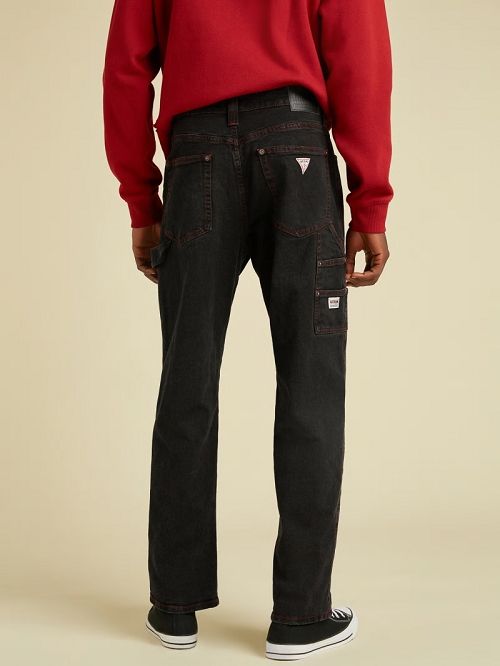 Guess Originals Carpenter Jeans Zwart | GUESS-SN30385