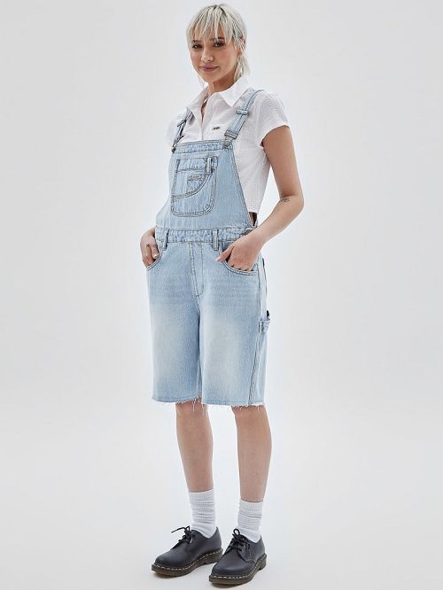 Guess Originals Carpenter Shortalls Blauw | GUESS-SN26539