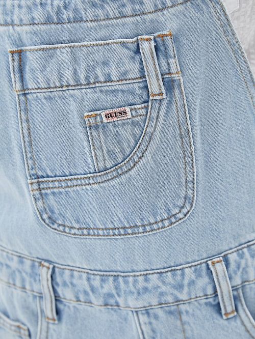 Guess Originals Carpenter Shortalls Blauw | GUESS-SN26539