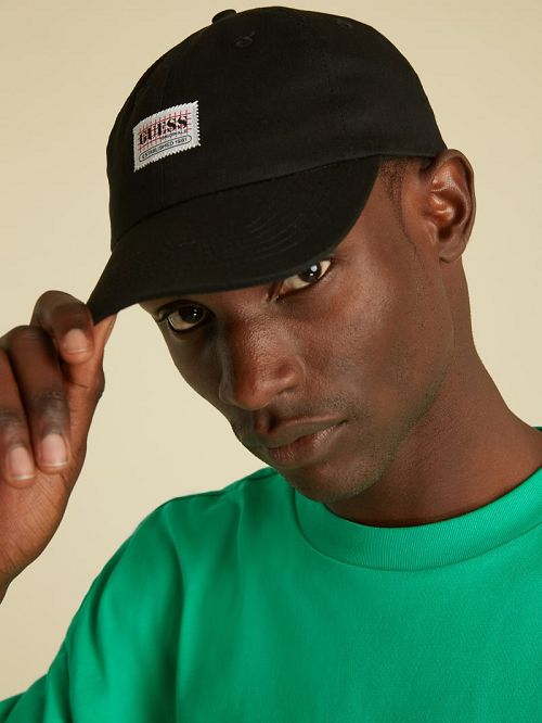 Guess Originals Dad Hat Zwart | GUESS-SN30168