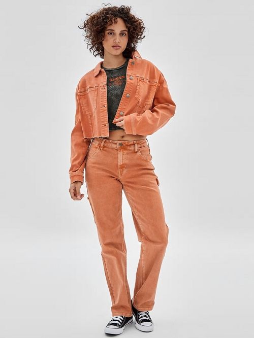 Guess Originals Denim Jacket Oranje | GUESS-SN27910