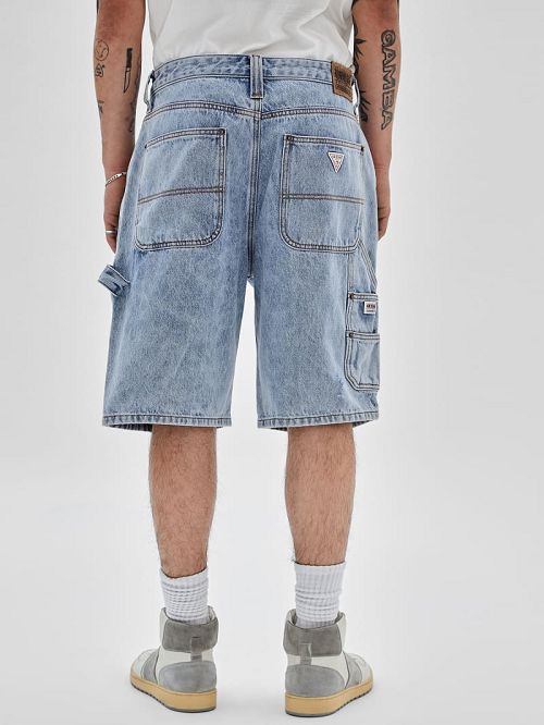 Guess Originals Denim Kit Carpenter Shorts Blauw | GUESS-SN30343
