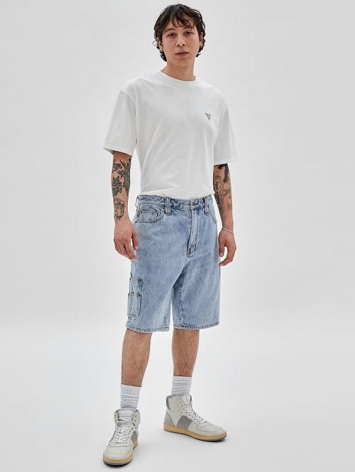 Guess Originals Denim Kit Carpenter Shorts Blauw | GUESS-SN31340