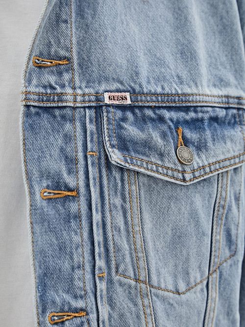 Guess Originals Denim Kit Jacket Blauw | GUESS-SN30818