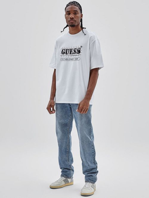 Guess Originals Denim Kit Straight Jeans Blauw | GUESS-SN30345