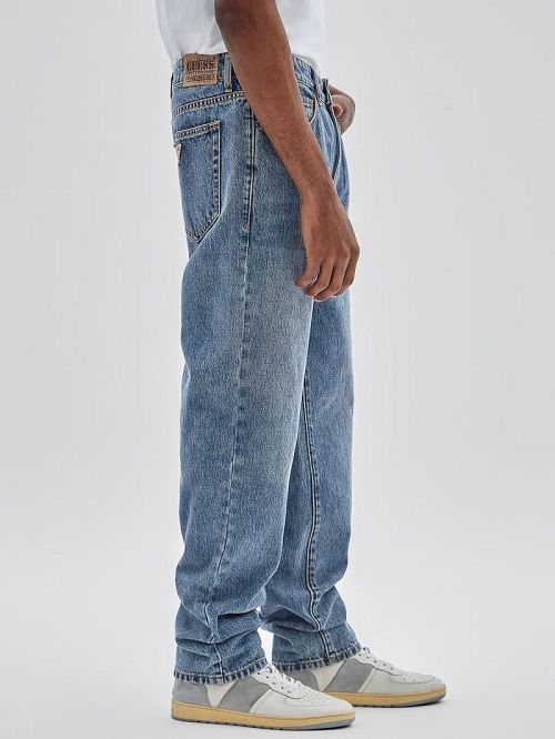 Guess Originals Denim Kit Straight Jeans Blauw | GUESS-SN30345