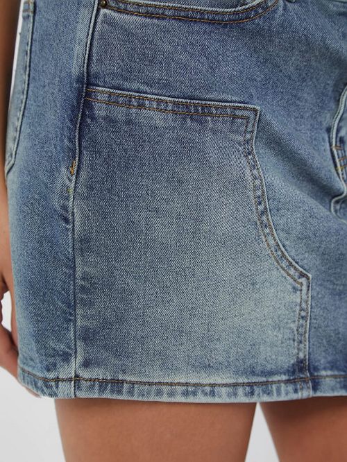Guess Originals Denim Mini Skirt Blauw | GUESS-SN26510