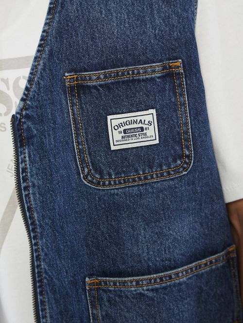 Guess Originals Denim Vest Blauw | GUESS-SN30841
