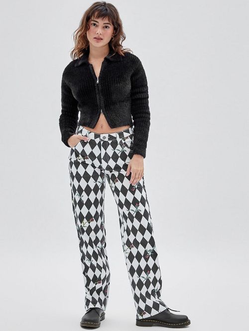 Guess Originals Diamond Carpenter Jeans Zwart | GUESS-SN26537