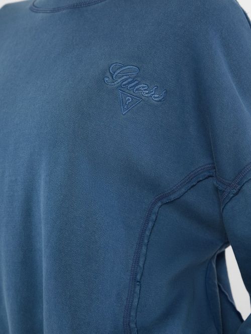 Guess Originals Distressed Pullover Blauw | GUESS-SN27736