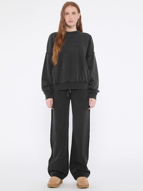 Guess Originals Distressed Pullover Zwart | GUESS-SN27729