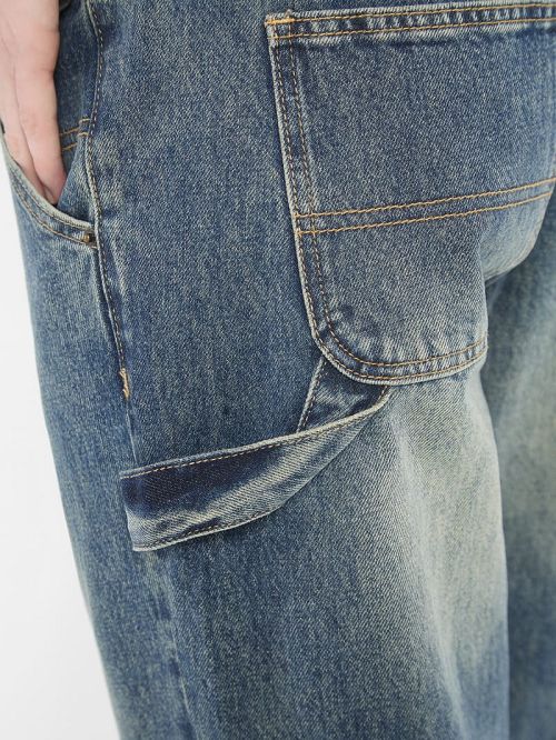Guess Originals Double Waistband Carpenter Jeans Blauw | GUESS-SN26550