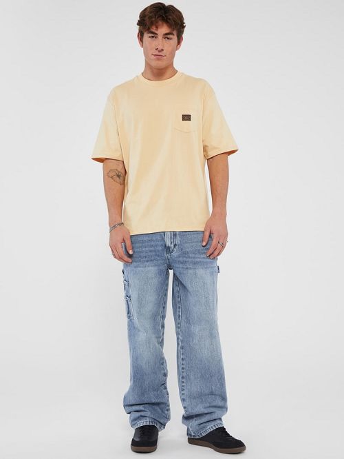 Guess Originals Eco Label Tee Bruin | GUESS-SN30478