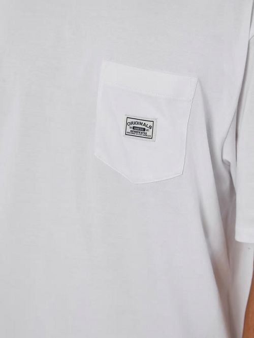 Guess Originals Eco Label Tee Wit | GUESS-SN30477