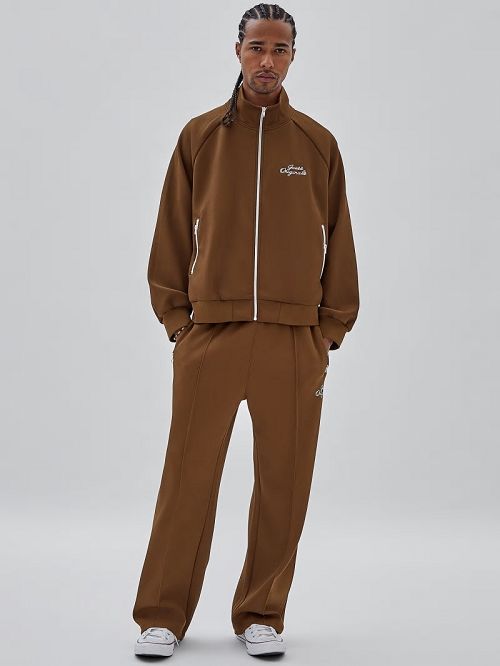 Guess Originals Eco Tricot Track Jacket Bruin | GUESS-SN31465