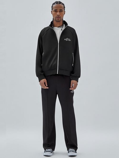 Guess Originals Eco Tricot Track Jacket Zwart | GUESS-SN31517