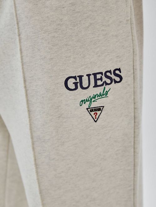 Guess Originals Heather Logo Joggers Grijs | GUESS-SN31405