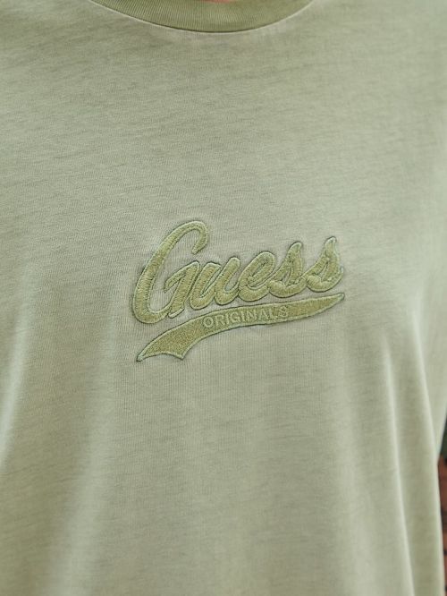 Guess Originals Icon Logo Tee Groen | GUESS-SN30471