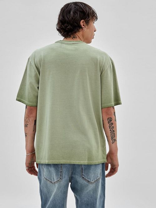 Guess Originals Icon Logo Tee Groen | GUESS-SN30471