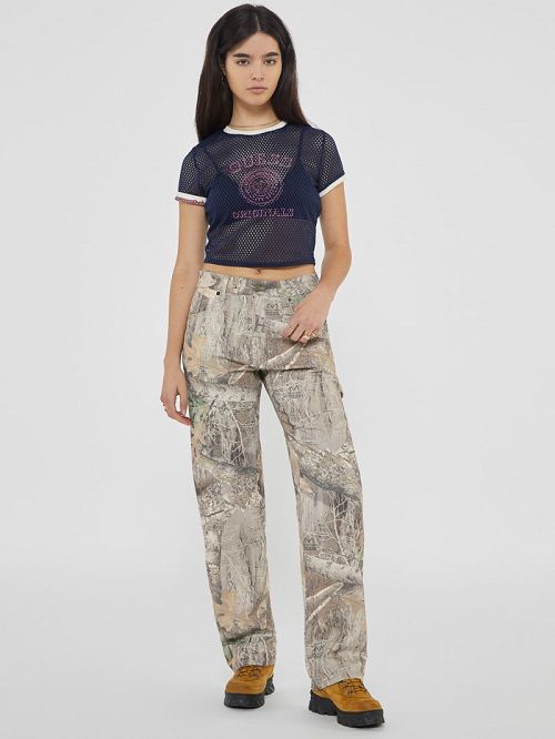 Guess Originals Jersey Top Blauw | GUESS-SN27187