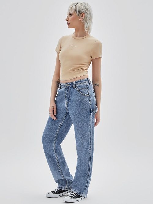 Guess Originals Kit Acid Washed Carpenter Jeans Blauw | GUESS-SN26580