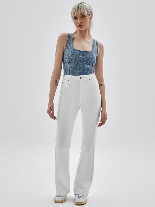 Guess Originals Kit Bootcut Jeans Wit | GUESS-SN26549