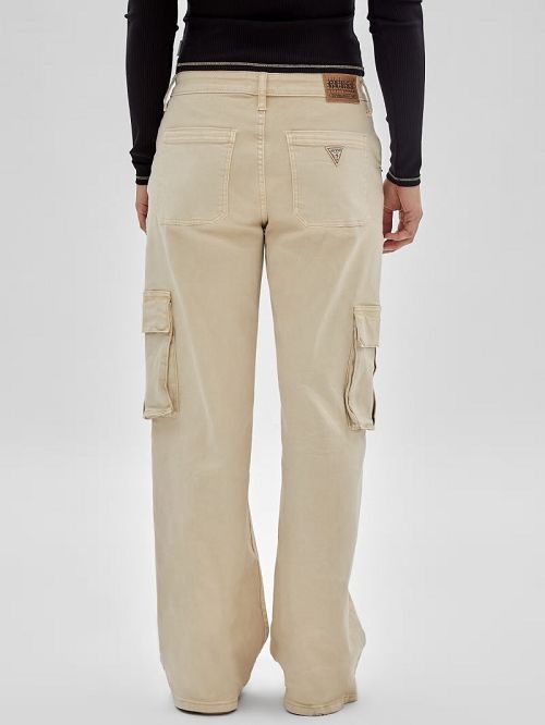 Guess Originals Kit Cargo Jeans Beige | GUESS-SN28208