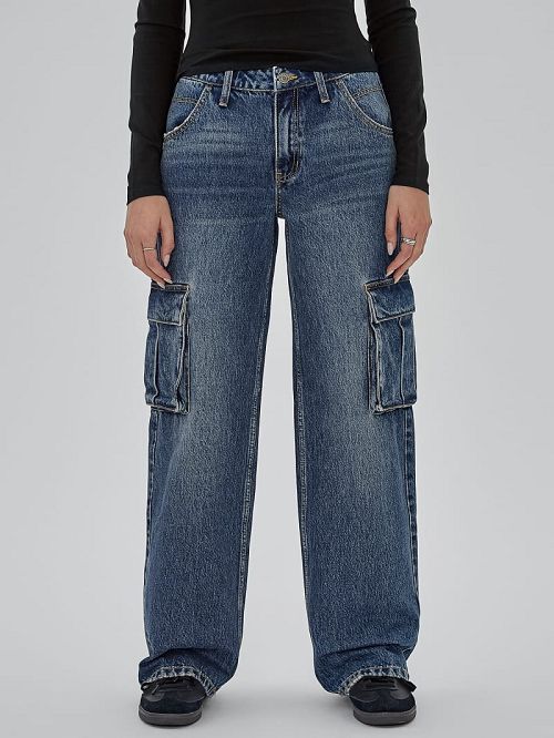 Guess Originals Kit Cargo Jeans Blauw | GUESS-SN26553