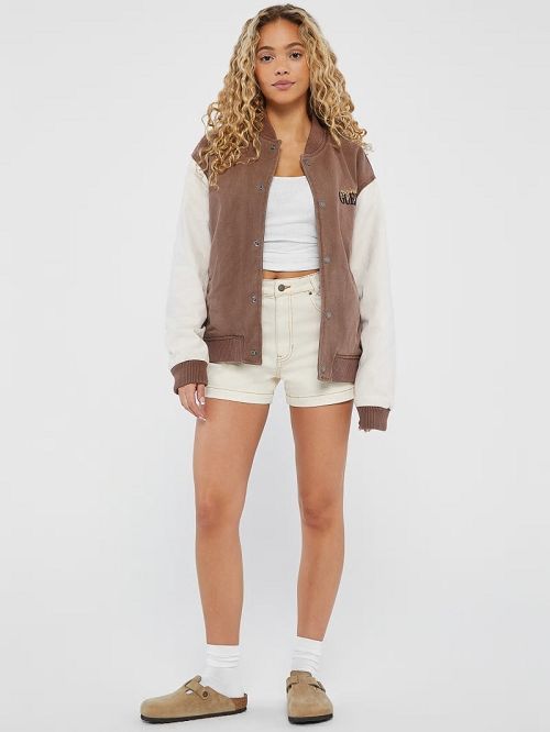 Guess Originals Kit Classic High-Waisted Shorts Wit | GUESS-SN28095