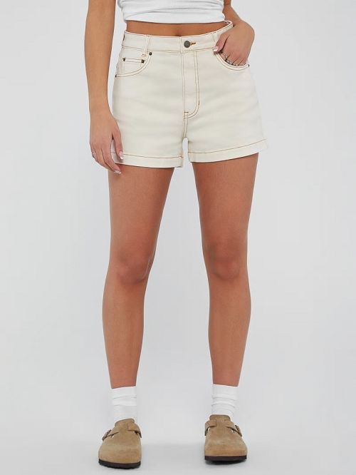 Guess Originals Kit Classic High-Waisted Shorts Wit | GUESS-SN28095