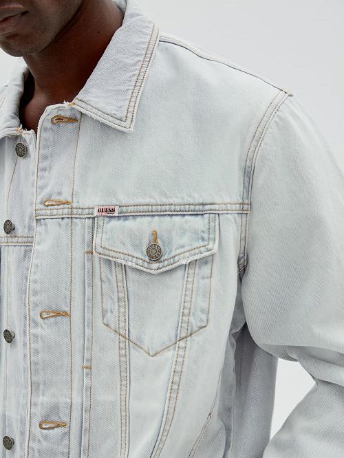 Guess Originals Kit Denim Jacket Blauw | GUESS-SN30807