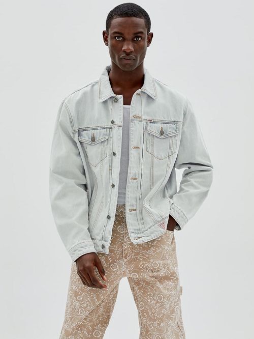 Guess Originals Kit Denim Jacket Blauw | GUESS-SN30807