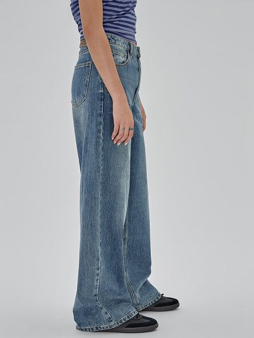 Guess Originals Kit Flare Jeans Blauw | GUESS-SN26570