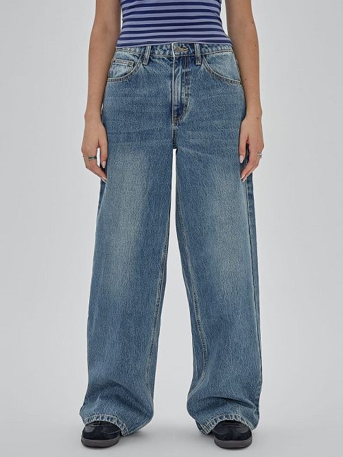 Guess Originals Kit Flare Jeans Blauw | GUESS-SN26570