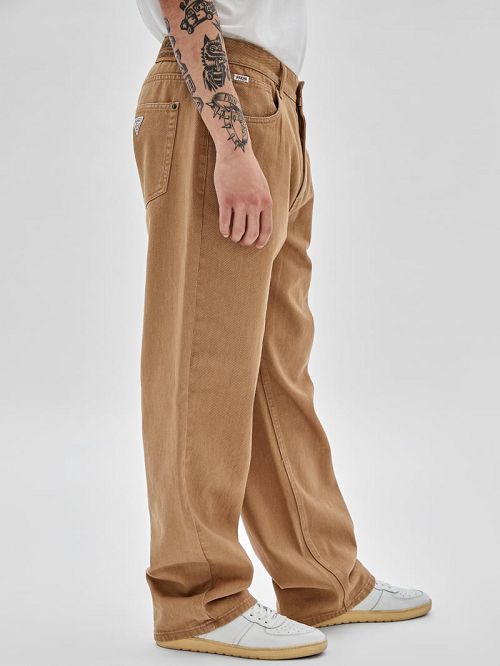 Guess Originals Kit Relaxed Jeans Beige | GUESS-SN30358