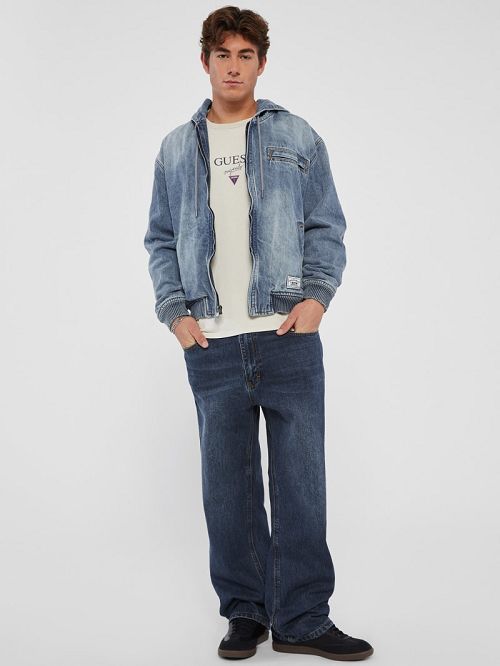 Guess Originals Kit Relaxed Jeans Blauw | GUESS-SN30402