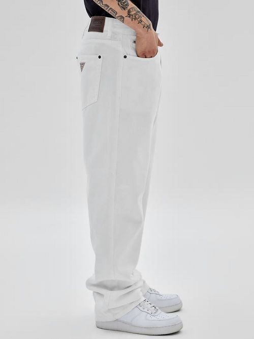 Guess Originals Kit Relaxed Jeans Wit | GUESS-SN30360