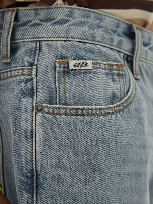 Guess Originals Kit Straight Jeans Blauw | GUESS-SN30391