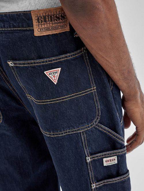 Guess Originals Kit Tactical Carpenter Jeans Zwart | GUESS-SN30341