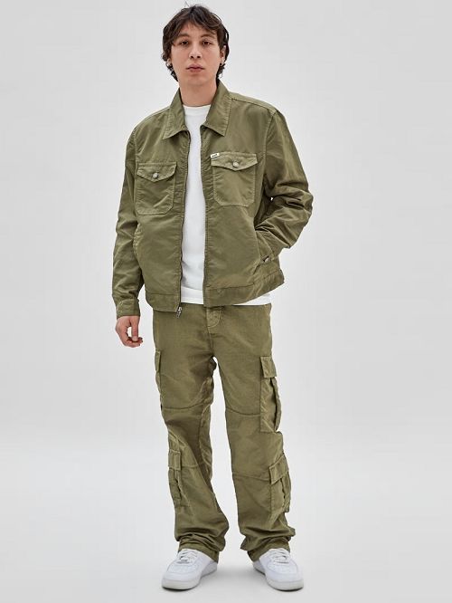 Guess Originals Nylon Cadet Jacket Groen | GUESS-SN30832